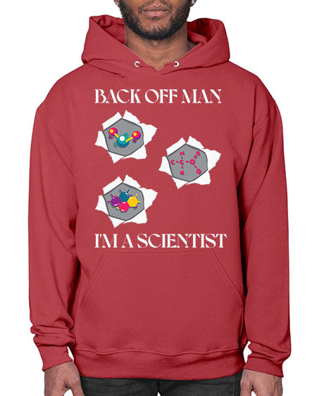 BackOffManImAScientistSkinite Scientist Skinite 289# - general science- Hoodie