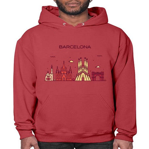 Barcelona 415# - cities- Hoodie
