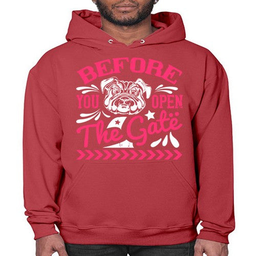 Before You Open The Gate Style 17# - dogs- Hoodie