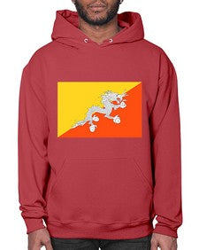 Bhutan 456# - world flags- Hoodie
