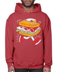Burger 1# - cartoon food- Hoodie