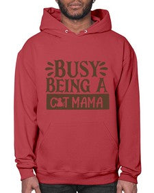 Busy Being A Cat Mama Style 2# - cats- Hoodie