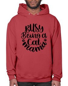 Busy Being A Cat Mama Style 80# - cats- Hoodie