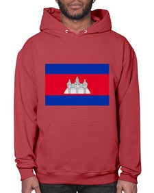 Cambodia 537# - world flags- Hoodie