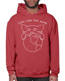 Cats Rule the World - cats- Hoodie