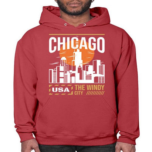Chicago 571# - cities- Hoodie