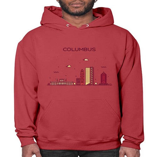 ColumbusOH 611# - cities- Hoodie