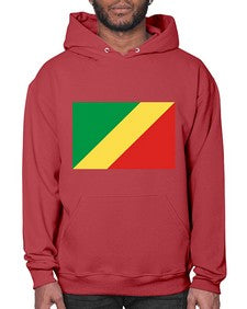 Congo Republic of the 614# - world flags- Hoodie