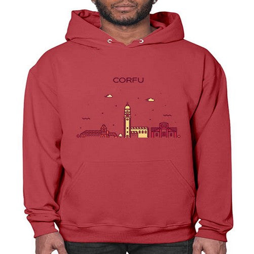 Corfu 629# - cities- Hoodie