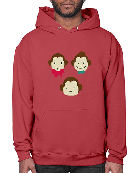 Cute_little_monkeys_5425 - monkey- Hoodie