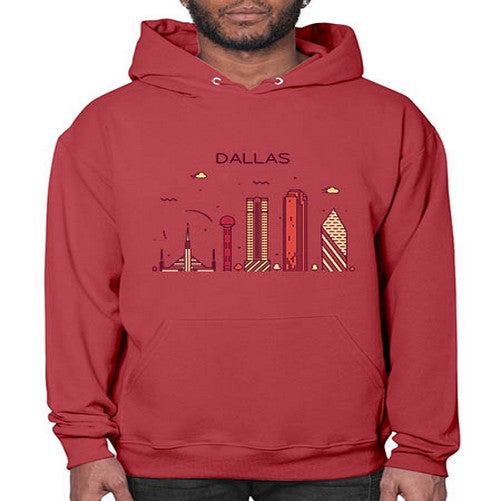 Dallas 646# - cities- Hoodie
