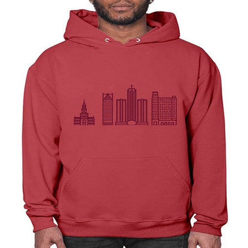 DetroitMI 664# - cities- Hoodie