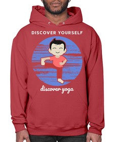 Discover Yourself Discover Yoga 199# - yoga- Hoodie