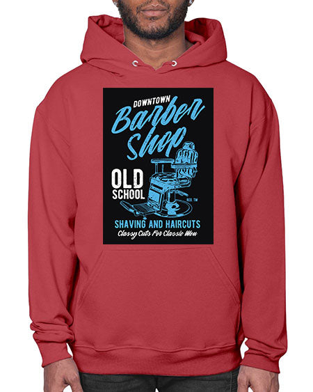 Downtown Barbershop CS729# - barber- Hoodie