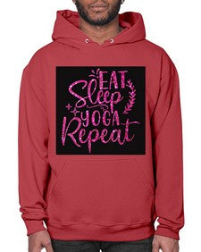 Eat Sleep Yoga Repeat  207# - yoga- Hoodie