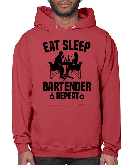 Eat sleep Style 130# - bartender- Hoodie