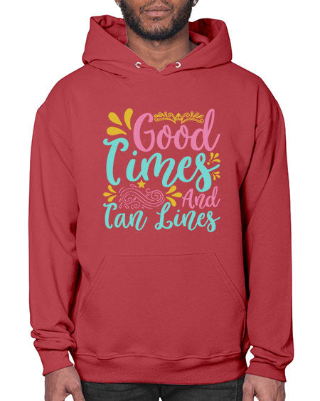 GOOD TIMES AND TAN LINES Style 65# - summer- Hoodie
