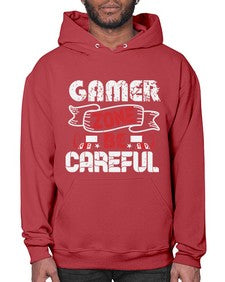 Gamer zone Be careful 18# - video games- Hoodie