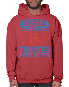 Genuine and Trusted Hospital Volunteer Style 2# - volunteer- Hoodie