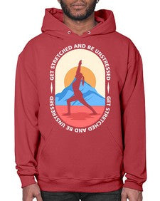 Get Stretched 225# - yoga- Hoodie