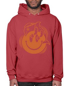 Give smile get hugs 131# - cartoon general- Hoodie
