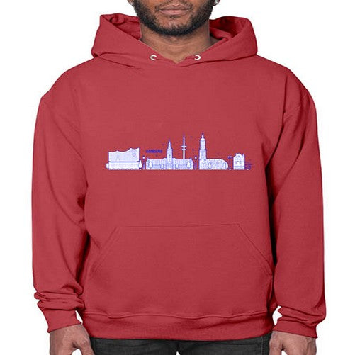 Hamburg 808# - cities- Hoodie