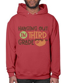 Hanging Out in Third 236# - third grade- Hoodie