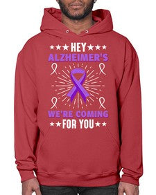HeyAlzheimerswearecoming 159# - alzheimers- Hoodie