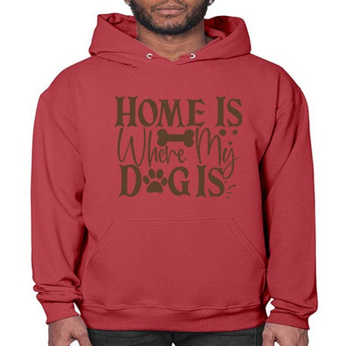 Home Is Where My Dog Is Style 86# - dogs- Hoodie