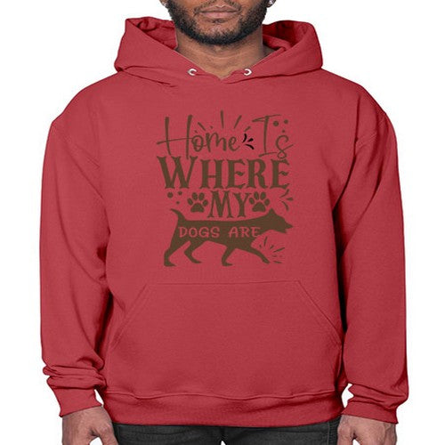 Home Is Where My Dogs Are Style 84# - dogs- Hoodie