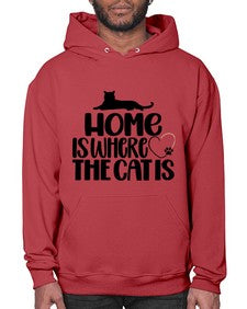 Home Is Where The Cat is Style 93# - cats- Hoodie
