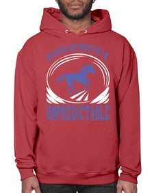 Horses are predictably unpredictable Style 46# - horse- Hoodie