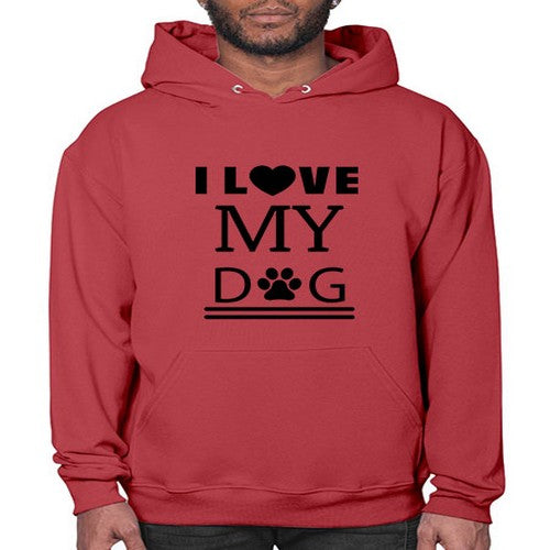 I Love My Dog Style 41# - dogs- Hoodie