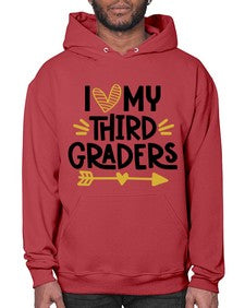 I Love My Third 368# - third grade- Hoodie