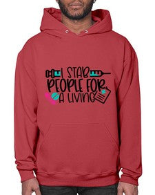 I Stab People For A Living Style Style 923# - nurse- Hoodie