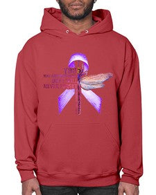 I Will Never Forge Alzheimer Awareness 179# - alzheimers- Hoodie