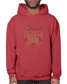I Wuf You Style 16# - cats- Hoodie