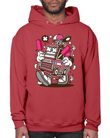 Ice Cream Truck 1173# - ice cream- Hoodie