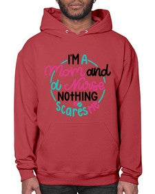 Im A Mom And A Nurse Nothing Style Style 957# - nurse- Hoodie