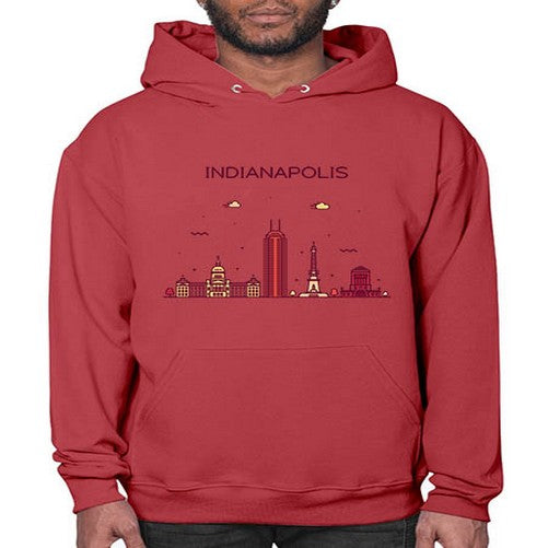 Indianapolis 949# - cities- Hoodie