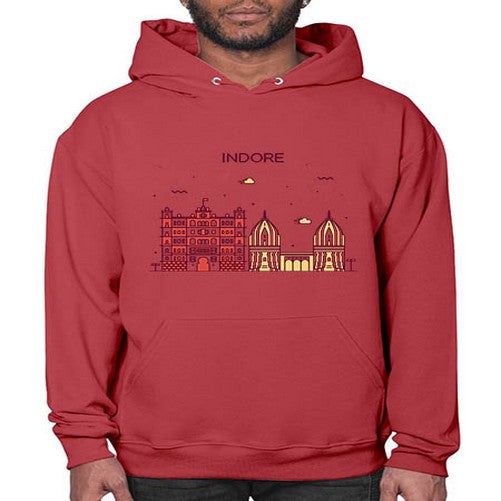 Indore 953# - cities- Hoodie