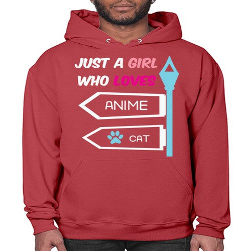 Just A Girl Who Loves Anime 264# - anime- Hoodie