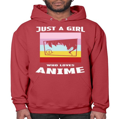 Just A Girl Who Loves Anime 265# - anime- Hoodie