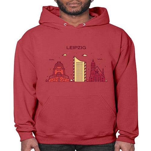 Leipzig 1128# - cities- Hoodie