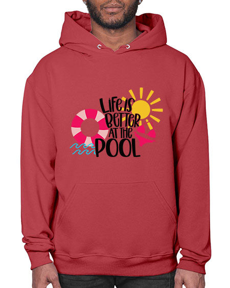 Life Is Better At The Pool Style 33# - summer- Hoodie