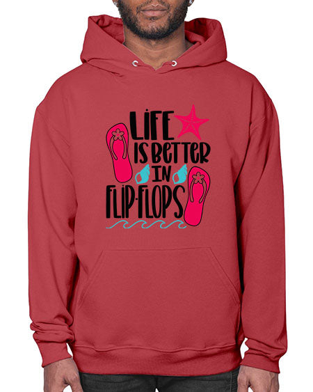 Life Is Better Is FlipFlops Style 31# - summer- Hoodie