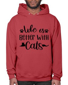 Life Is Better With A Cats Style 99# - cats- Hoodie