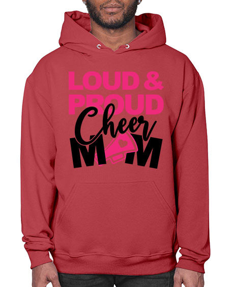 Loud Proud Cheer mom 765# - cheer- Hoodie