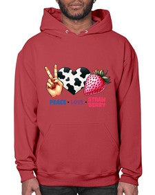 Love Strawberry Festival 1349# - strawberry- Hoodie