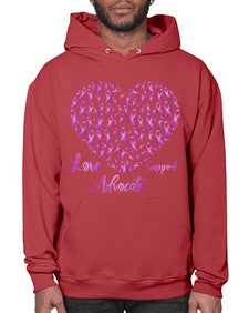 Love Suppor Advocae AlzheimerS 194# - alzheimers- Hoodie